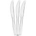 Plasticpro Clear Plastic Knives Disposable Cutlery Medium Weight Utensils 300 Count 300 Knives