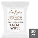 Shea Moisture 100% Virgin Coconut Oil Face Wipes - Daily Hydration Makeup Remover - 30 Count (Pack of 2) - Unisex Cleansing Wipes - Buy Online on GoSupps.com