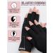 Kalolary Anti UV Gloves for Nail Lamp UPF50+ UV Protection Gloves for Manicure Nail Art Fingerless UV Shield Gloves for Women Girls Gel Manicures (Black) - Buy Online on GoSupps.com