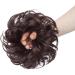 Medium Ash Brown Messy Hair Bun Scrunchie Extensions - 40g - Buy Online on GoSupps.com
