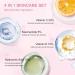 4 in 1 Face Care Kit for Women | Anti-Aging Skin Care Set | Reduce Wrinkles with Hyaluronic Acid Niacinamide Vitamin C & E | Perfect Gift for Daily Skin Care Routine - Buy Online on GoSupps.com