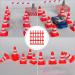 Toyandona Mini Warder Set - 30 Robust Plastic Cones for Children s Sports Dog Training & Parkour - Ideal Gift Red - Buy Online on GoSupps.com