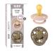 BIBS Color Liberty Schnuller 2-pack BPA-free cherry shape nipple.Natural rubber/latex made in Denmark size 2 (6-18 months) Capel Blush size 2 (2 Pack) Capel Blush