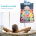 Anself Bath Bombs Set - 9 Pack 100g Sea Salt Body Cleanser for Bubble Bath & Spa - Perfect Birthday & Holiday Gift - Buy Online on GoSupps.com