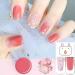 Nude Pink Nail Polish Pink Sparkles & Watermelon Red Jelly Gel Polish 2-in-1 Set Fast Drying and Long Lasting Pink Glitter Nail Varnish High Glossy Red Jelly Nail Polish Gift Set - Buy Online on GoSupps.com