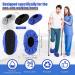 Fracture Walking Boot Cover - 12 Pieces Waterproof Non Skid Foot Brace Cover - Black Gray Blue - Recovery & Reusable - Buy Online on GoSupps.com