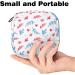 Shop Portable Women's Binding-Up Bags & Menstrual Cup Bags - Perfect for Teens & Beginners | Watercolor Leaves Design - Buy Online on GoSupps.com