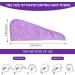 Jsdoin 3 Pack Hair Towel Wrap Microfibre Wrap Hair Towel with Button Super Quick Absorbent Anti-Frizz Fast Dry Hair Caps Twist Turban for Girls and Women and Best for Long Wet Thick Hair - Buy Online on GoSupps.com