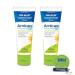 Worldwide Nutrition Bundle: Compatible with Boiron Arnicare Gel for Soothing Relief of Joint Pain Muscle Pain and Swelling from Bruises and Fragrance-Free - 2 Packs of 2.6 oz and Keychain 2.6 Fl Oz (Pack of 2)