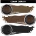 Anglicolor 3 Colors Eyebrow Pomade and Stencil Kit - 05 Dark Brown Set with Double-Ended Brush and Sponge Applicator - Buy Online on GoSupps.com