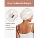 LilySilk 100% Mulberry Silk Sleep Cap | 19 Momme Silk Bonnet for Women | Ivory - Buy Online on GoSupps.com