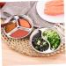 Milisten 3pcs Seasoning Sauce Dishes Stainless Traveling Olive Dipping Dishes Trip Food Sauce Dish Wasabi Mustard Flavor Dish Snack Plates Restaurants Seasoning Bowl Seasoning Dish Grid Mx3pcs Silverx3pcs - Buy Online on GoSupps.com