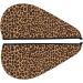 Leopard Print Hair Towel Wrap - Microfiber Absorbent Drying Cap for Curly Long Thick Hair - Buy Online on GoSupps.com