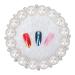 Nail Display Plate & Manicure Tools | Golden Edge Resin Nail Art Palette for Studios & Home Use - Buy Online on GoSupps.com