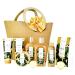 Spa Luxetique Spa Baskets Gift Set - Vanilla Bath Set  Women Bath Basket Gifts with Bubble Bath  Bath Bombs  Body Lotion  Shower Gel  Bath Salts  Birthday Gifts for Women