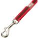 IDC Color & Gray Rubberized Leash - 14mm x 1m with Loop | Durable Red-Grey Dog Leash for International Shipping - Buy Online on GoSupps.com