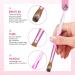 Saviland 5 PCS Kolinsky Acrylic Nail Brush Set - Professional Brushes for Acrylic Nails - Pink Nail Brushes for Acrylic Powder & Liquid Extension - Size 4/8/10/14/16 - Buy Online on GoSupps.com