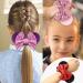 MiDoDo Mouse Ears Velvet Hair Ties 6 Pack Elastic Hair Bands with Sequins for Women & Girls - Buy Online on GoSupps.com
