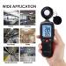 Digital Light Meter with Data Record, Backlight, Lux & Temperature Meter - 0-200,000 Lux/FC Measurement Range - MAX/MIN/Hold Function - Buy Online on GoSupps.com