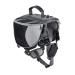 Lifeunion Adjustable Service Dog Supply Backpack Saddle Bag for Camping Hiking Training Black M