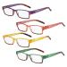Eyekepper Women's Reading Glasses - 4 Pack Reading Glasses for Women +3.50 4 Pieces Mix