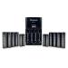 Eneloop Panasonic K-KJ17KC84CZ pro Power Pack 8AA 4AAA and Advanced CC17 Rechargeable Battery Charger