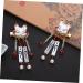 Toyvian 1 Pair Fox Tassel Clip Barrettes for Hair Chinese Tassel Hair Clip Hair Clips for Hair Accessory for Women Tassel Hairpin Pearl Hair Accessories Kimono Hair Alloy - Buy Online on GoSupps.com