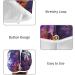 Rainbow Abstract Snowflakes Hair Towel 2 Pack | Super Absorbent Quick Dry Hair Turbans for Women & Girls - Buy Online on GoSupps.com