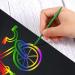 150 Colorful Heavy Duty Wood Stylus Tools for DIY Scratch Craft Art - 4.7 Inch Length - Buy Online on GoSupps.com