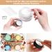 Veuwolm Aluminum Travel Cream Can (30 pcs) with Stickers - 15ml Screw Cap for Lip Balm & Cosmetics - Buy Online on GoSupps.com