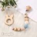 Ruby 10-Piece Natural Wood Pacifier Clips | Safe & Stylish Dummy Clip Holder for Babies and Kids - Buy Online on GoSupps.com