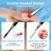 Morovan Poly Gel Slip Solution 120ml - Anti-Stick Liquid for Nail Extension Gel - Dual-Ended Brush Pen - Easy DIY At-Home Gel Solution - Clear - Buy Online on GoSupps.com