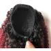 Ponytail Extension Drawstring Ponytail Human Hair Ponytail Extensions Fluffy Kinky Curly Ponytail Brazilian Remy Hair Clip in Afro Curly Ponytail Hairpiece Ponytail Hair Extension (Color : Natural Co 20inch Natural Color - Buy Online on GoSupps.com
