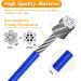 Dog Tie Out Cable 10ft Dog Lead Line Tie-Out Cable for Dogs with 360 Swivel Hook Dog Leads with Reflective PVC Coating Pet Tie Out Cable Suitable for all Pet dog(3M Blue) - Buy Online on GoSupps.com