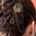Vintage Hair Clips - Punk Gear Resin Brooch - Chic Lightweight Hair Barrette Hair Accessories for Long & Short Hair - Buy Online on GoSupps.com