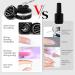 MIZHSE Solid Nail Glue 18g - Long Lasting Gel for Acrylic Nails | Mini UV LED Lamp Included - Professional Rhinestone Glue for Nail Salon - Buy Online on GoSupps.com