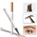 Eyebrow Pencil Waterproof Smudge-proof 3D Natural Makeup Eyebrow Pencil for Men Women Black - Buy Online on GoSupps.com