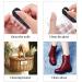 20 Pcs Home Plastic Nail Cleaning Brushes with Black Handle Grip - Portable Nail Art Manicure Tools - Buy Online on GoSupps.com