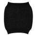 Unisex Warm Soft Cashmere Waist Warmer Wool Warming Belt Elastic Lower Waist Support Black