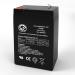 Long Way LW-3FM4.5 6V 4.5Ah Sealed Lead Acid Battery - This is an AJC Brand Replacement