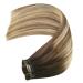 Youngsee 40cm Clip-In Real Hair Extensions - Balayage Brown Ombre Blonde 120g (7 Pieces) for Women - Buy Online on GoSupps.com