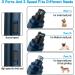 Casfuy Dog Nail Grinder Upgraded - Professional 2-Speed Electric Rechargeable Pet Nail Trimmer Painless Paws Grooming & Smoothing for Small Medium Large Dogs & Cats (Navy Blue) - Buy Online on GoSupps.com