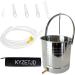 Stainless Steel Enema Bucket Kit for Colon Detox Cleanse - Buy Online on GoSupps.com