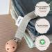 SAGA Copenhagen Pacifier Chain Pala - 100% Organic & Sustainable GOTS-Certified | 2x17cm | International Shipping - Buy Online on GoSupps.com