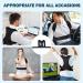 Meltor Back Straight: Breathable Adjustable Back Support Belt & Posture Trainer for Neck Shoulder & Back Pain Relief for Women - Buy Online on GoSupps.com