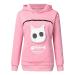 Women Long sleeve sweater hoodies with cat dog big bag cat bag sweater with zipper dog cat bag bag sweatshirt sweater sweaty hoodie women warm long -sleeved shirt cat sweaters pink s