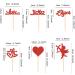 25 PCS Valentine's day Cupcake Toppers Red Glitter Sweet Love Cupid Cupcake Food Picks Valentine's Day Theme Wedding Bridal Shower Birthday Party Cake Decorations Supplies Cy-24-xs-108 - Buy Online on GoSupps.com