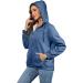 Warm Oversized Plush Hoodie Jacket for Ladies - Winter Coat & Fleece Buffer in Multiple Color Variants | 5XL - Buy Online on GoSupps.com