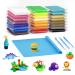 Kilpkonn Air Dry Clay  24 Colors Modeling Clay with Play Mat & 3 Sculpting Tools  Soft & Safe & No Baking  Ideal Arts and Crafts Gift for Kids 24 Clays