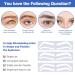 12 Pairs Airbrush Eyebrow Shaping Stickers - Adhesive Stencils for Perfect Eyebrows | Microblading & Brow Mapping Guide | Disposable Templates - Buy Online on GoSupps.com